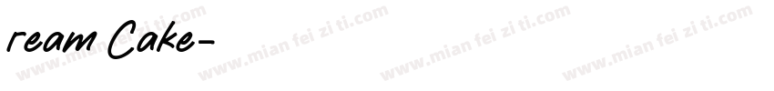 ream Cake字体转换